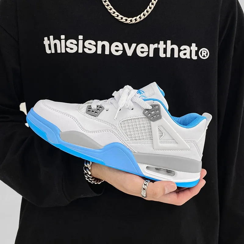 Men&#39;s and women&#39;s Retro Unisex basketball shoes, air cushion sports shoes, sports shoes, comfortable and breathable
