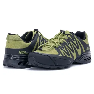 Mens Road Running Shoes| Outdoor SNAXE 1.0|Coross Trainer Shoes|Waterproof Hiking Shoes|Jet-Holes Blackgreen