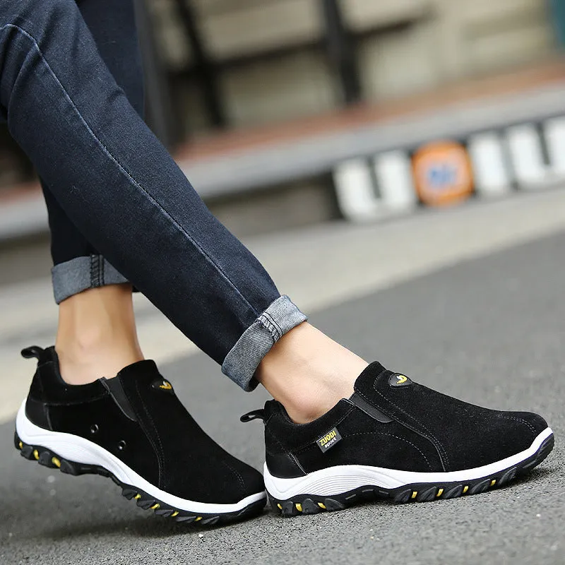 Men's Thick-Sole Hiking Sneakers