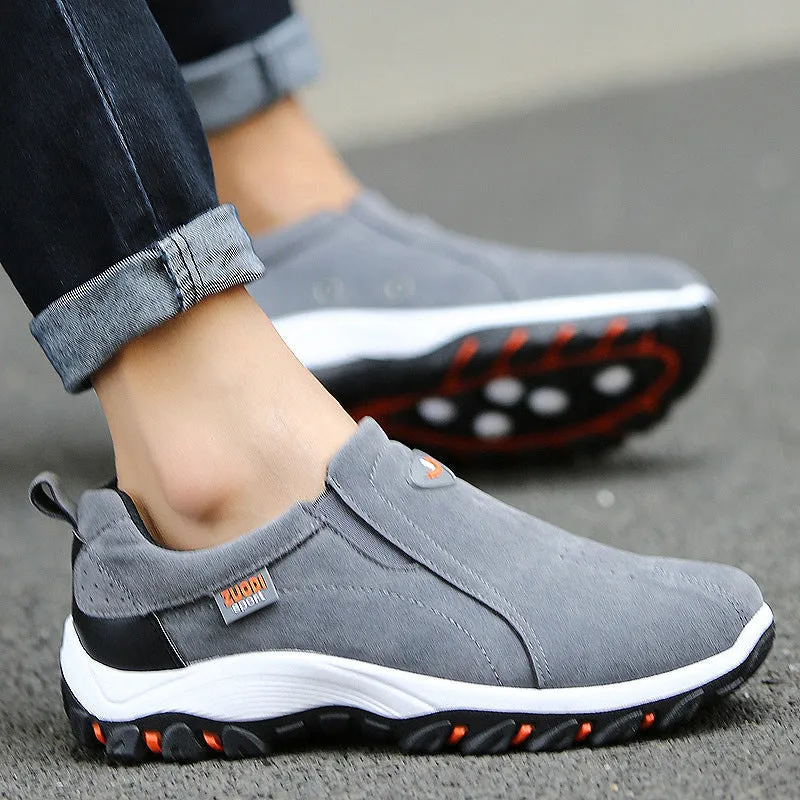 Men's Thick-Sole Hiking Sneakers