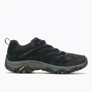 Merrell Men's Moab 3 Wide Width Black Night Leather J035875W