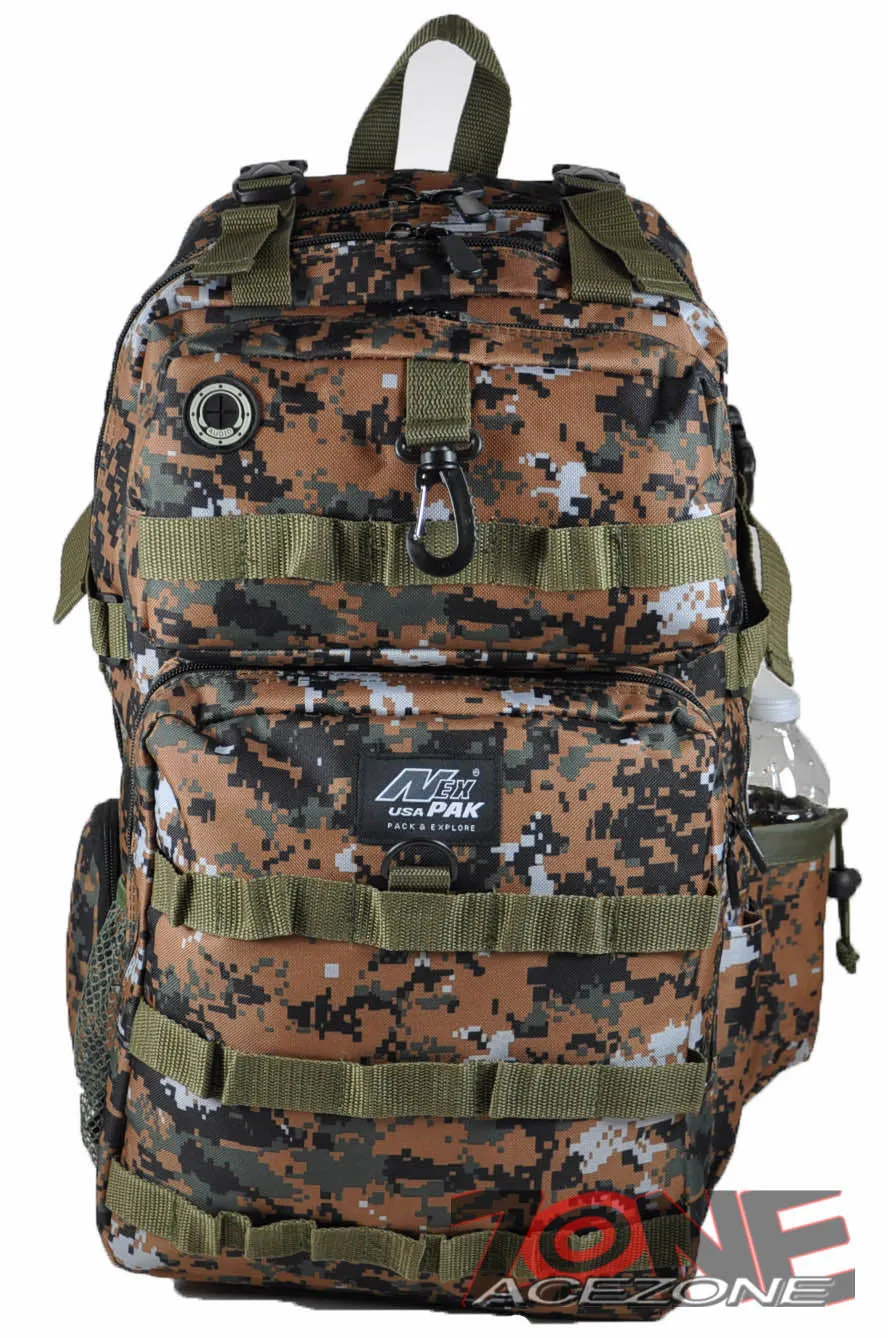 Miltary Backpack Nexpak USA Hunting Camping Tactical DP321 WOODLAND DIGITAL CAMO