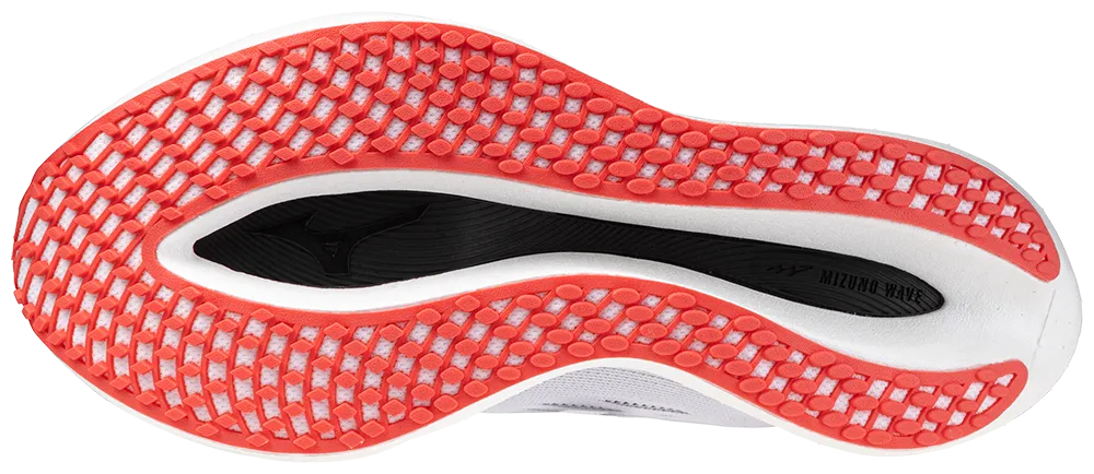 MIZUNO Wave Rebellion Pro 2, Herren, White / Harbor Mist / Cayenne