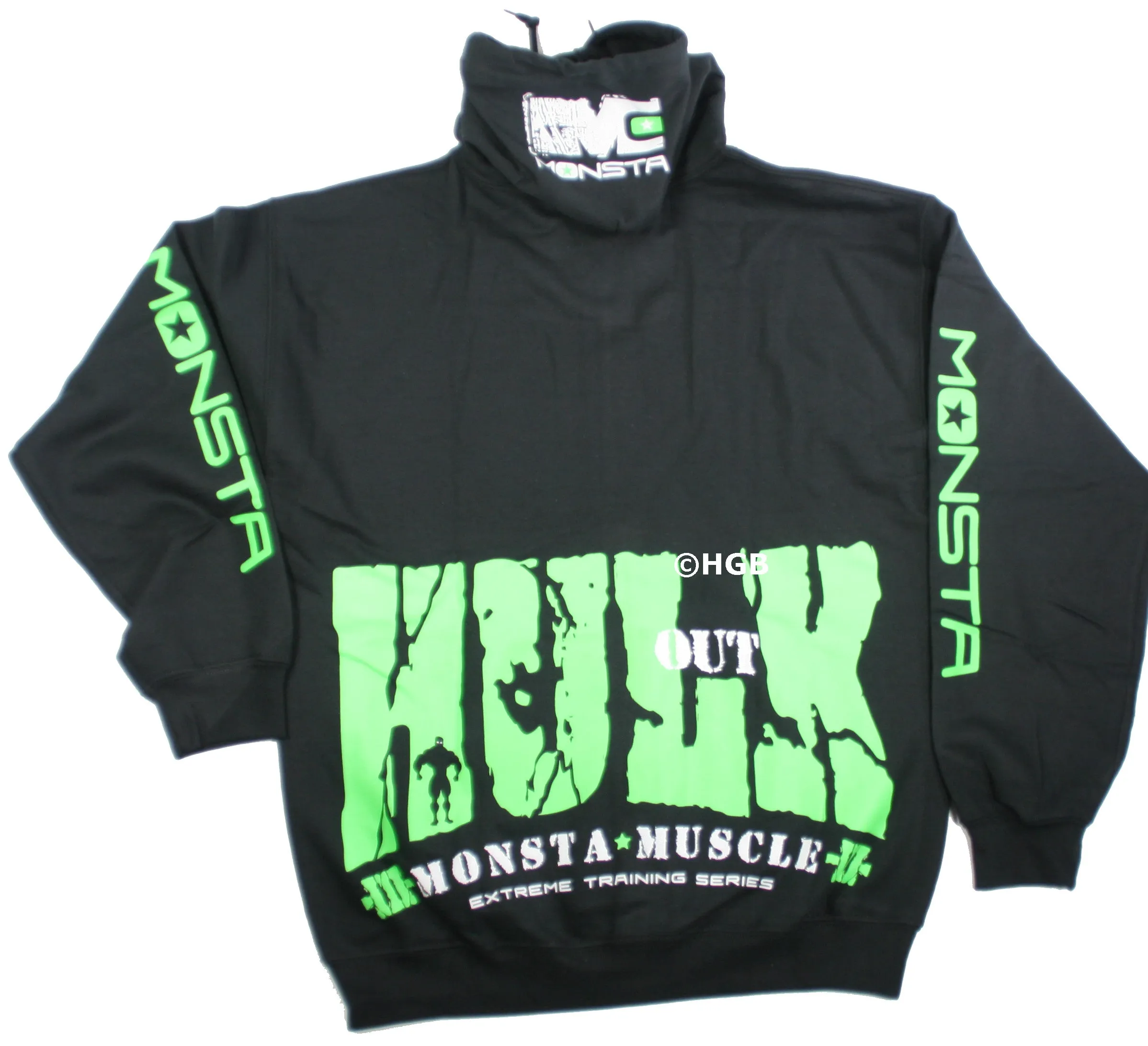 MONSTA Clothing Hoodie Hulk Out Zipper Sweatshirt