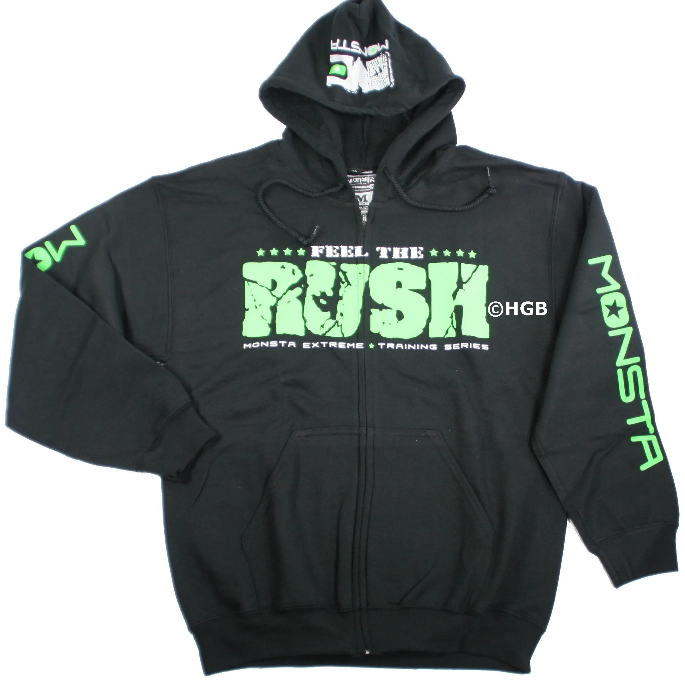 MONSTA Clothing Hoodie Hulk Out Zipper Sweatshirt