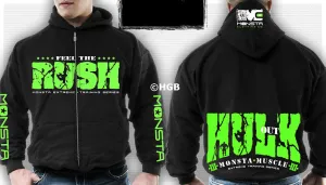 MONSTA Clothing Hoodie Hulk Out Zipper Sweatshirt