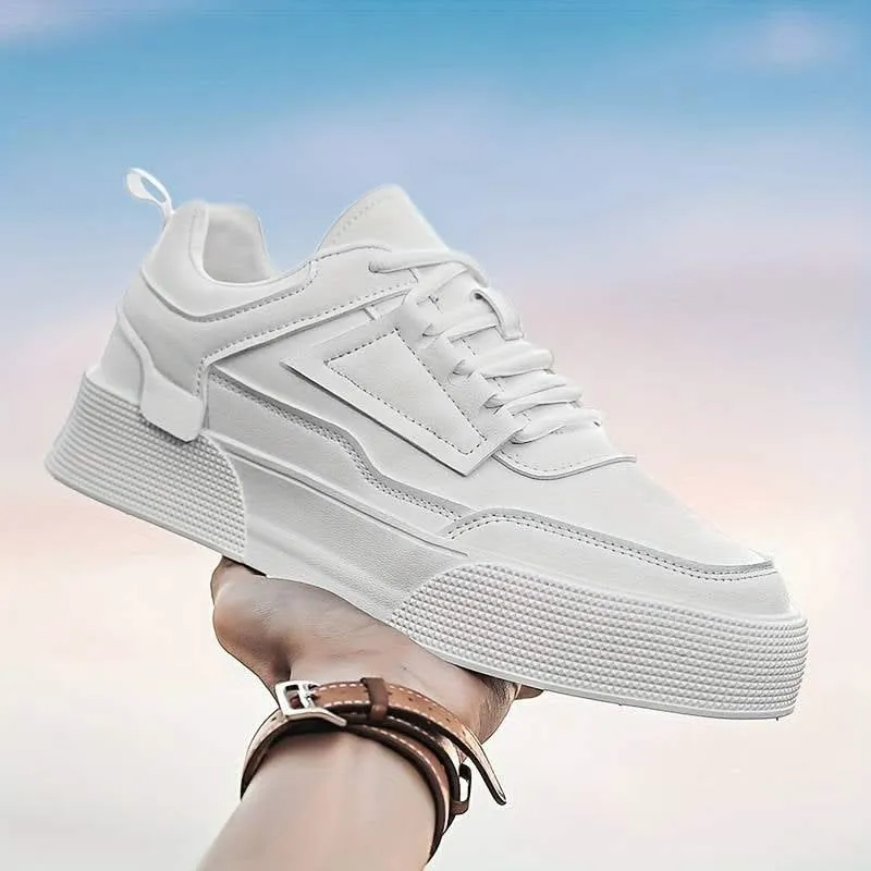 Montreal | Men's Lace-Up Sneakers - Trendy Casual Footwear with Chunky Rubber Sole & Cushioned Collar