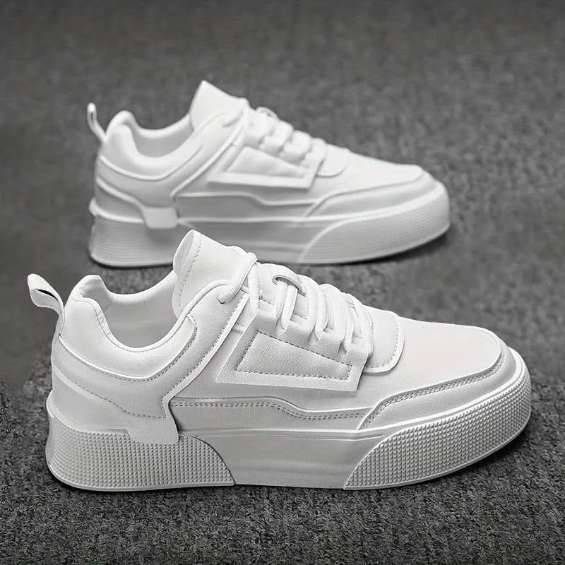 Montreal | Men's Lace-Up Sneakers - Trendy Casual Footwear with Chunky Rubber Sole & Cushioned Collar