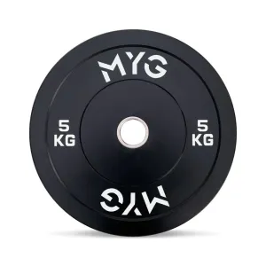 MYG 2006-1 Valor Black rubber bumper plate (With upturned ring )