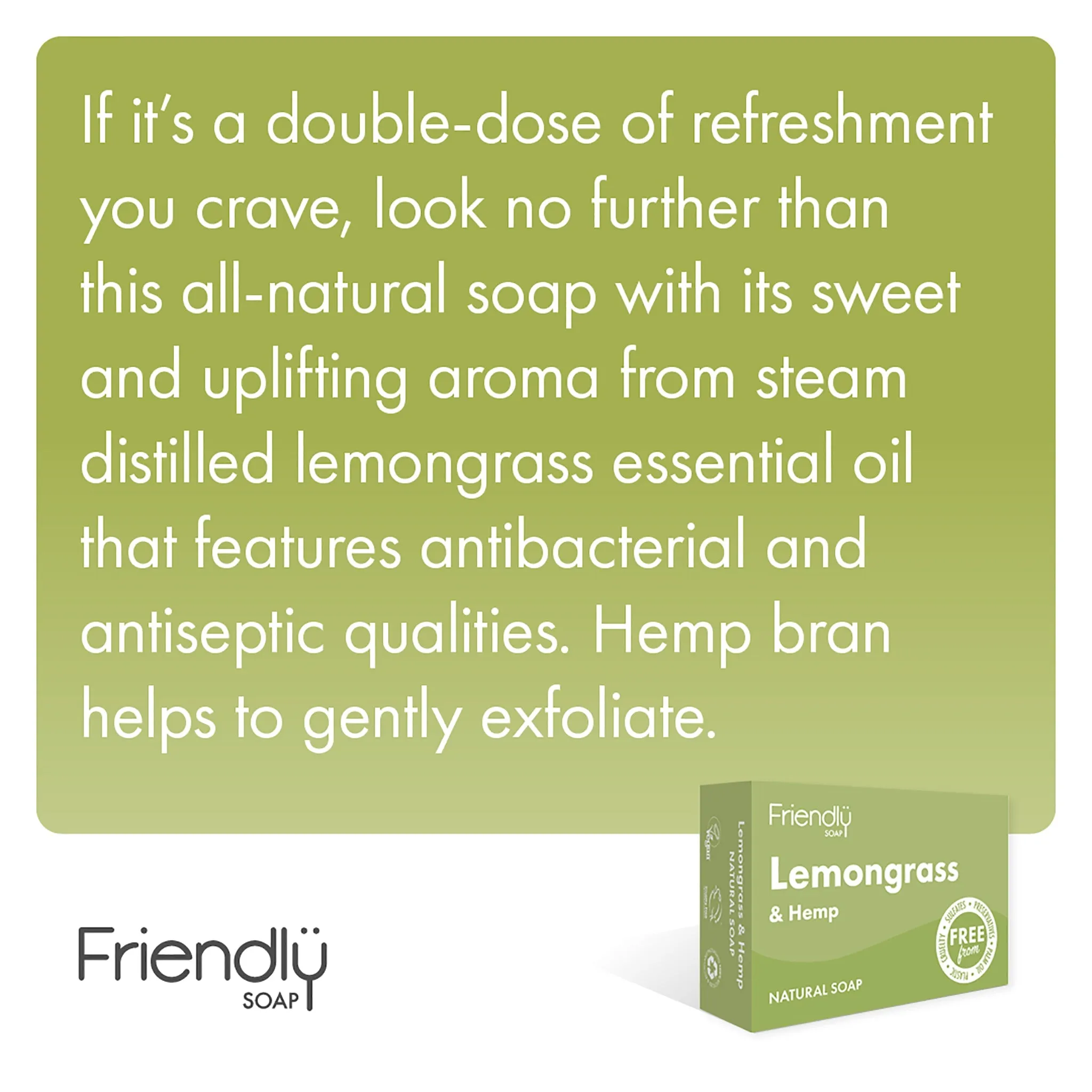 Natural Soap Bar | Lemongrass