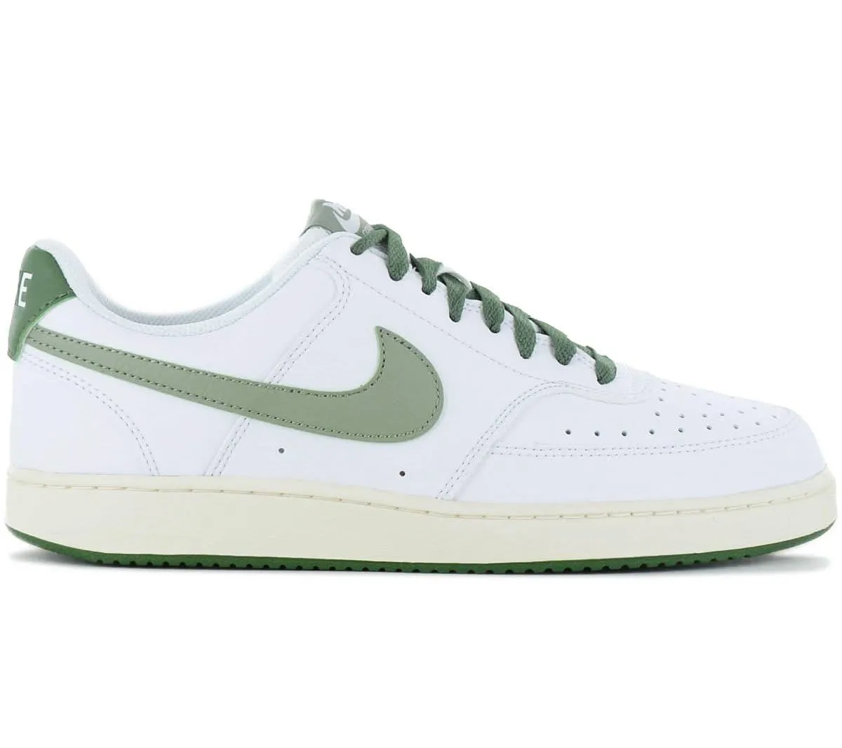 Nike Court Vision Low - Herren Sneakers Schuhe Leder Weiß FJ5480-100