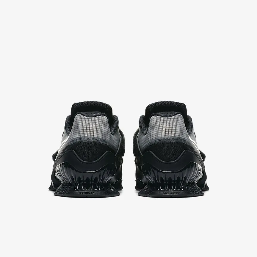 Nike Romaleos 4 Unisex Weightlifting Shoes - Black/Black/White