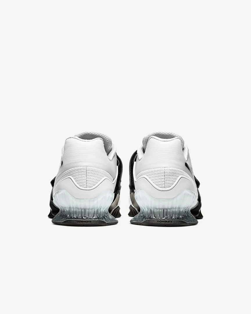 Nike Romaleos 4 Unisex Weightlifting Shoes - White/White/Black