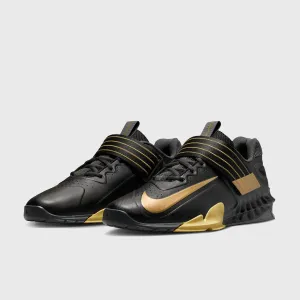 Nike - Savaleos Weightlifting Shoes - BLACK/MET GOLD-ANTHRACITE INFINITE GOLD