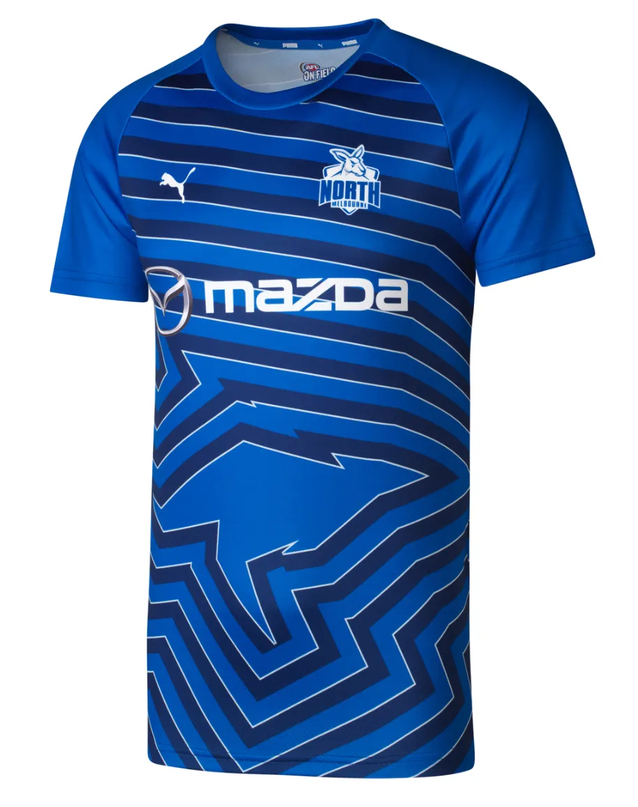 North Melbourne Kangaroos 2025 Training Tee  Adult