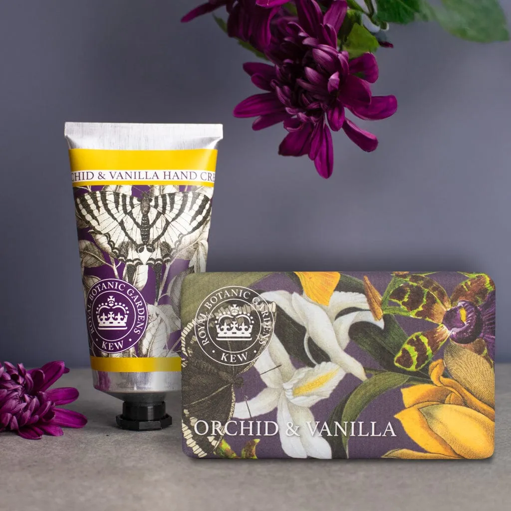 Orchid & Vanilla Hand Cream & Soap Bundle - Royal Kew Gardens