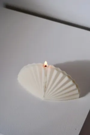 Origami Shell Candle