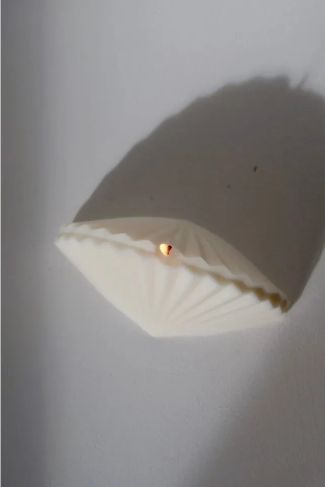 Origami Shell Candle