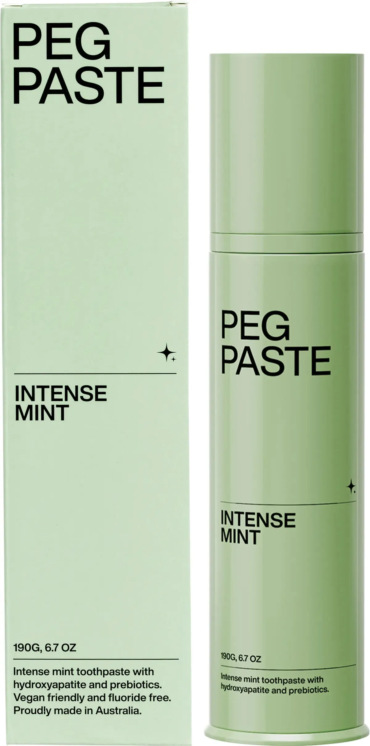 Peg Paste Toothpaste - N002 - Intense Mint 190g