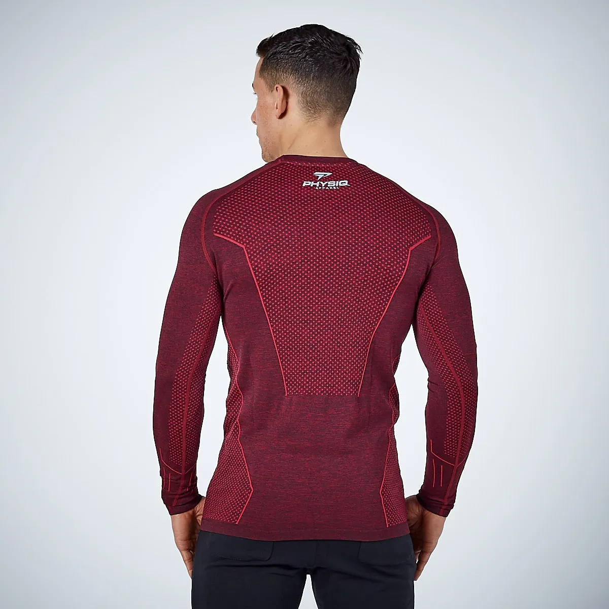 Physiq Apparel - HyperKnit 2.0 Long Sleeve Shirt - Port Red