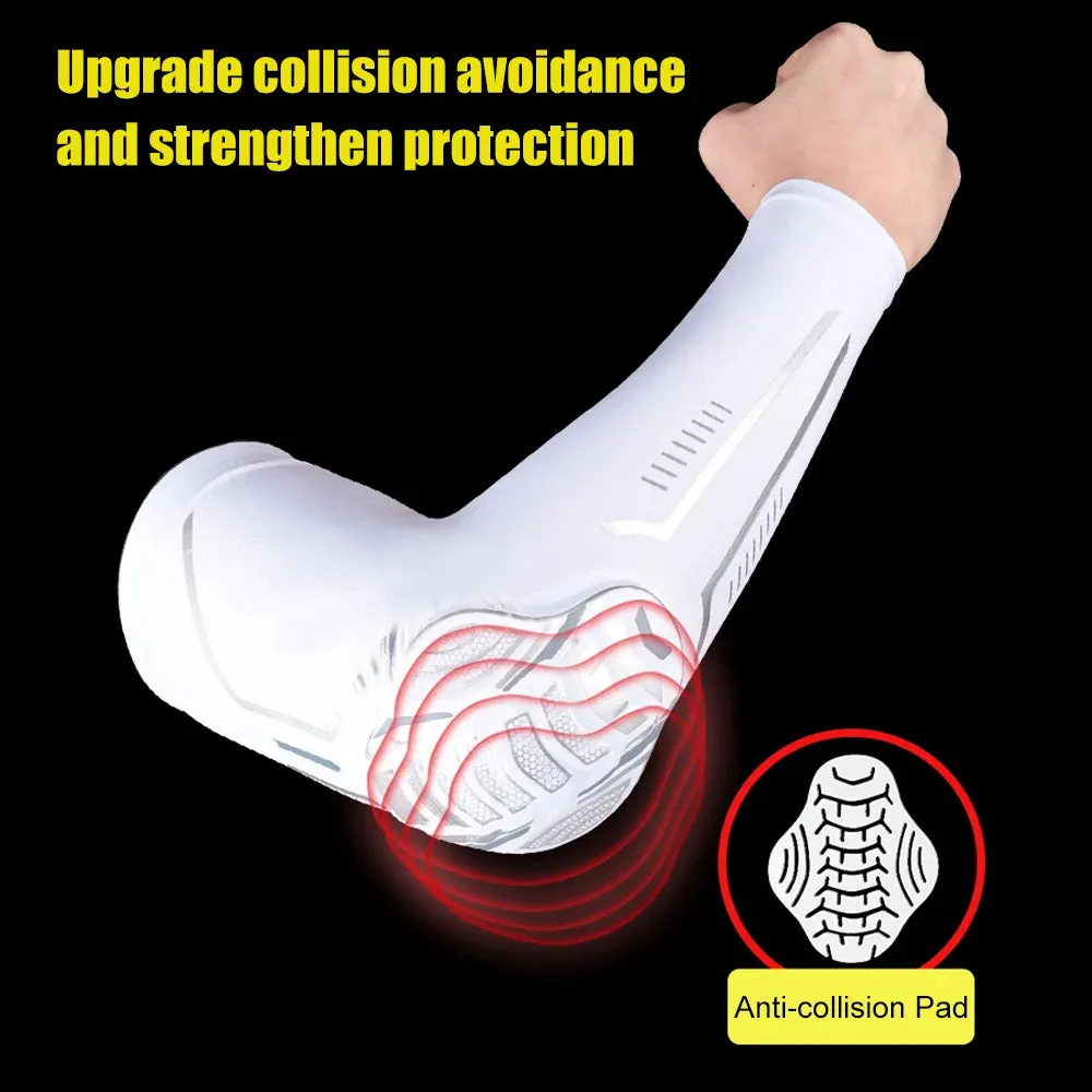 Premium Elbow Support Pad for Sports – Compression Arm Sleeve for Basketball, Football, Cycling – Crash-Proof, Protective Brace for Outdoor Activities