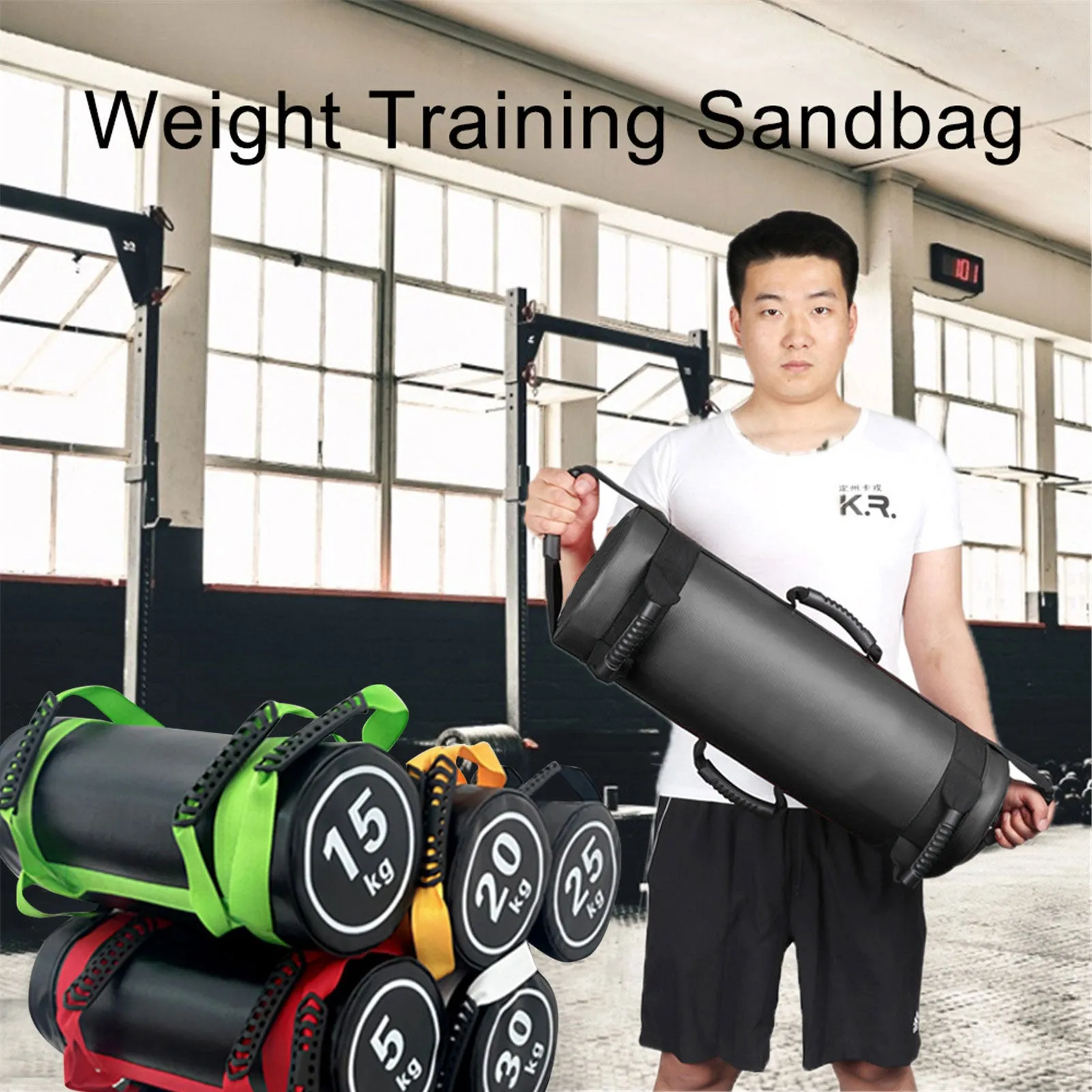 Premium Fitness Sandbag – Empty Power Training Bag for Weightlifting & Gym Workouts – Durable Physical Training Sandbag for Strength & Conditioning