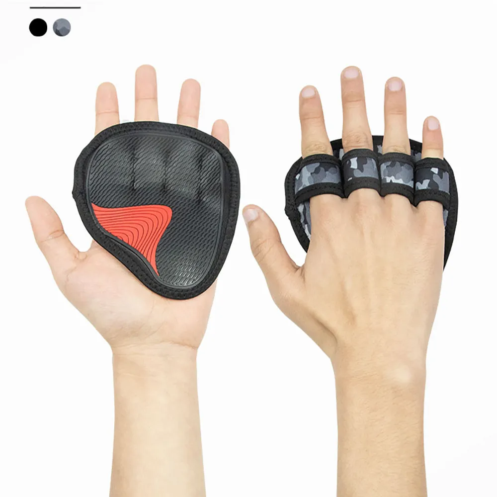 Premium Neoprene Grip Pads for Weightlifting & Powerlifting - Anti-Slip Workout Gloves for Calisthenics, Fitness & Sports, Hand Protectors for Gym Training