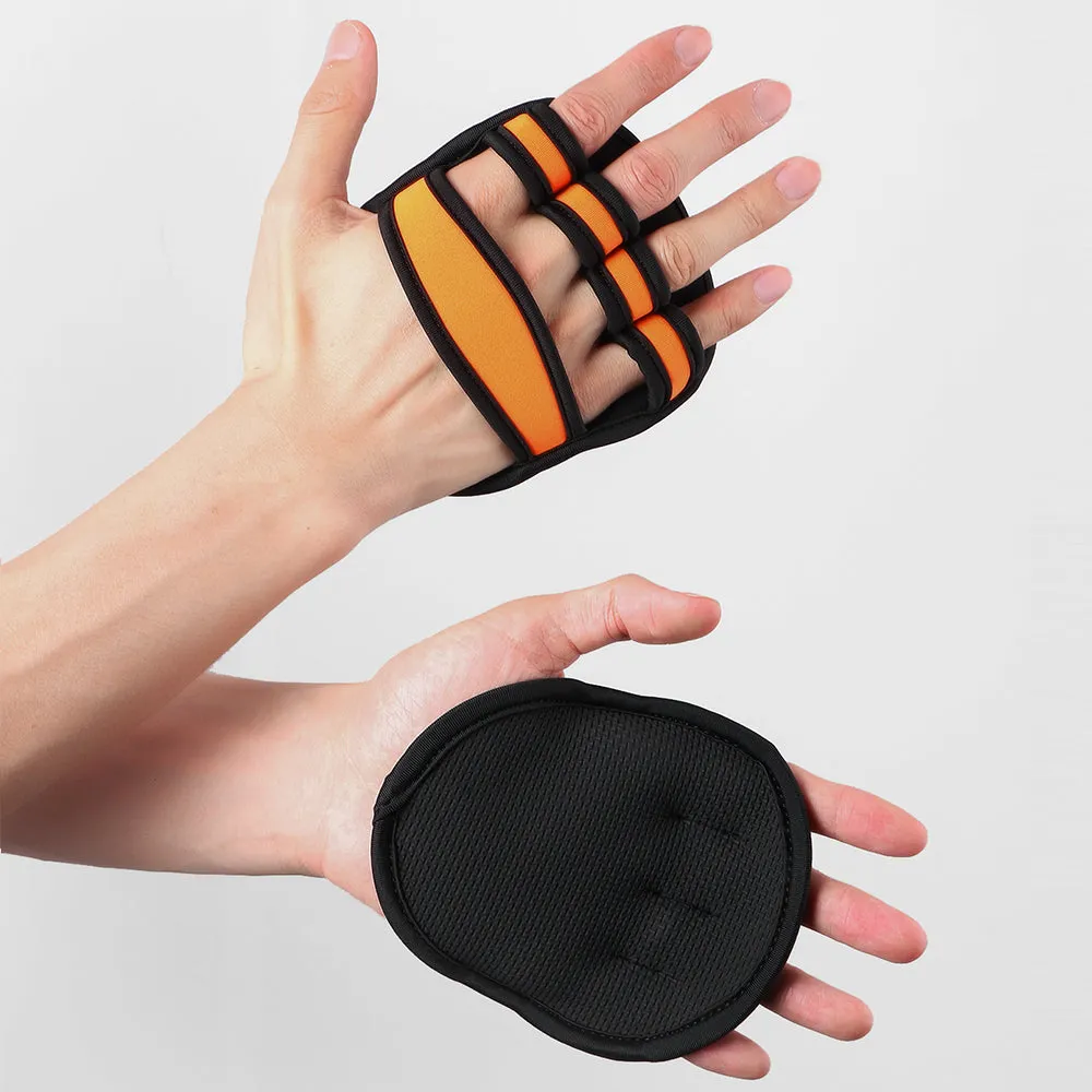 Premium Neoprene Grip Pads for Weightlifting & Powerlifting - Anti-Slip Workout Gloves for Calisthenics, Fitness & Sports, Hand Protectors for Gym Training