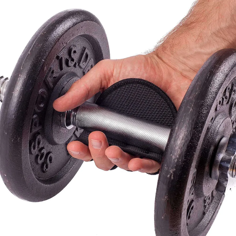 Premium Neoprene Grip Pads for Weightlifting & Powerlifting - Anti-Slip Workout Gloves for Calisthenics, Fitness & Sports, Hand Protectors for Gym Training