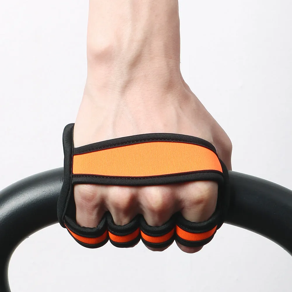 Premium Neoprene Grip Pads for Weightlifting & Powerlifting - Anti-Slip Workout Gloves for Calisthenics, Fitness & Sports, Hand Protectors for Gym Training