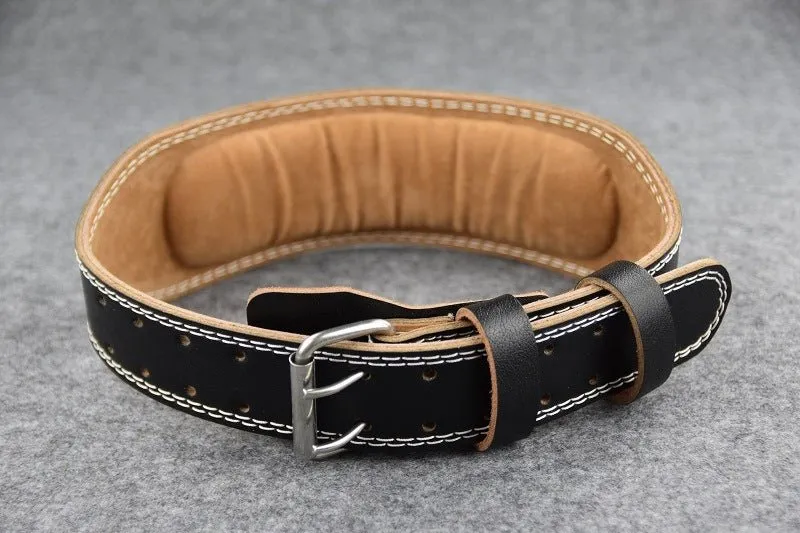 Professional Leather Weightlifting Belt
