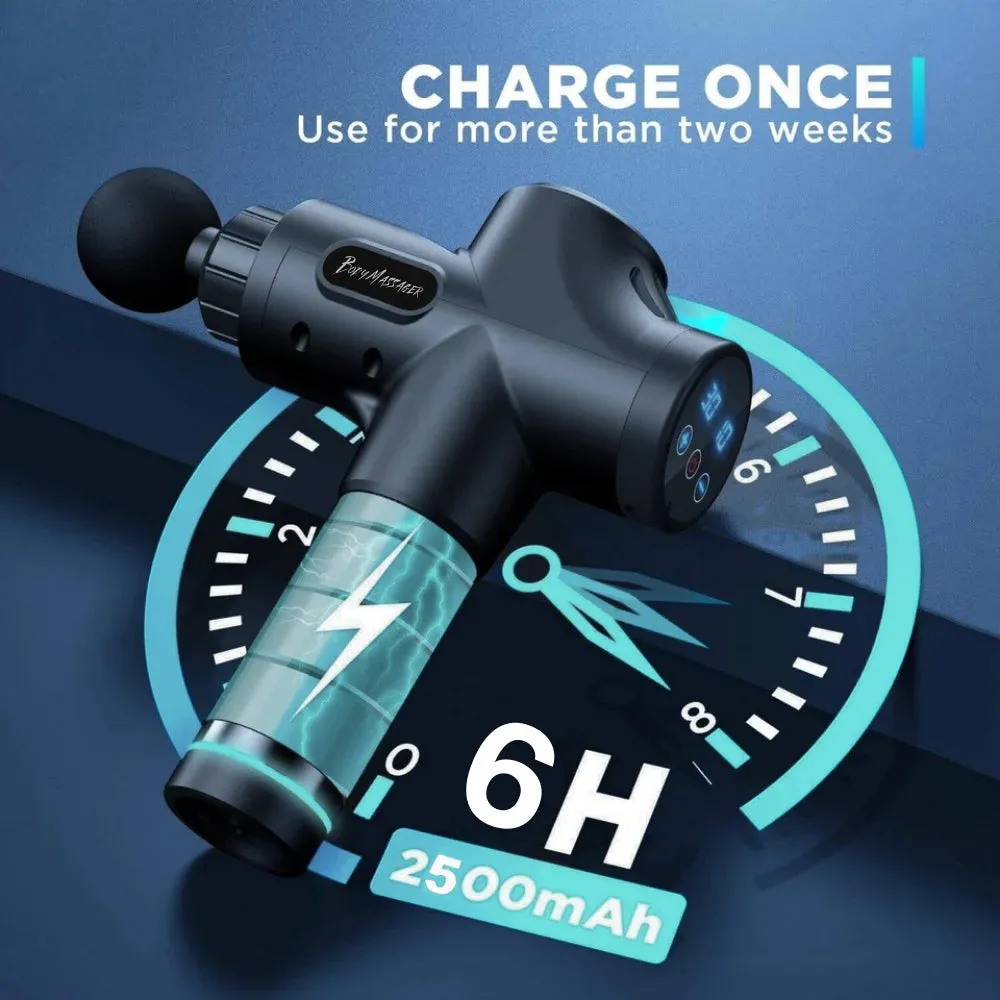 Professional Massage Gun 30 Speed 8 Heads