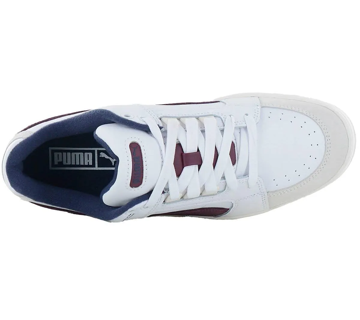 PUMA Slipstream Lo Retro - Herren Sneakers Schuhe Leder Weiß 384692-10