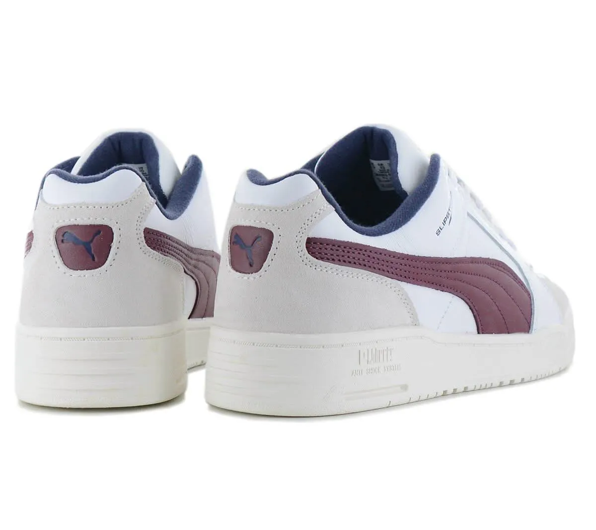 PUMA Slipstream Lo Retro - Herren Sneakers Schuhe Leder Weiß 384692-10