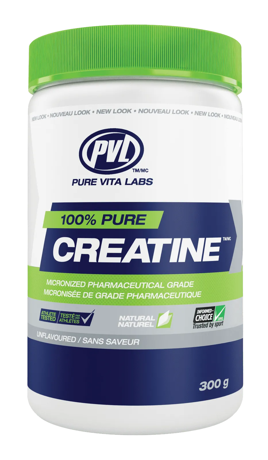 PVL Essentials 100% Pure Creatine - Unflavoured (300 g)