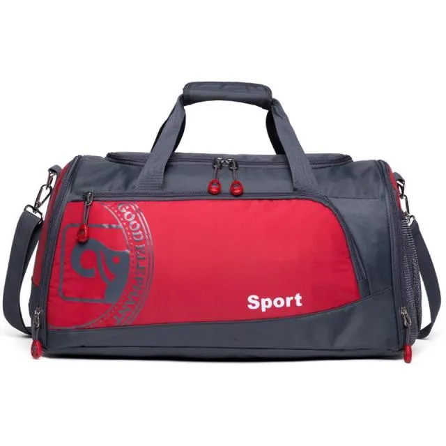 Quality men women fitness gym shoe bag separate storage basketball sport