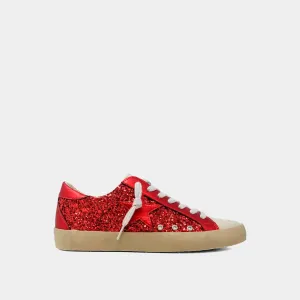"Paula Red Glitter" Shu Shop Sneakers