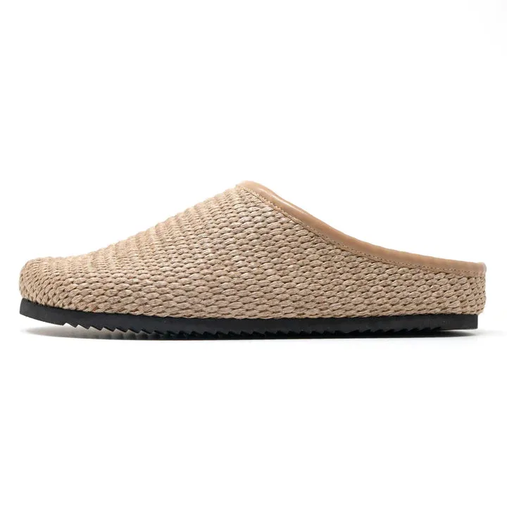 RAFFIA MULE - NATURAL