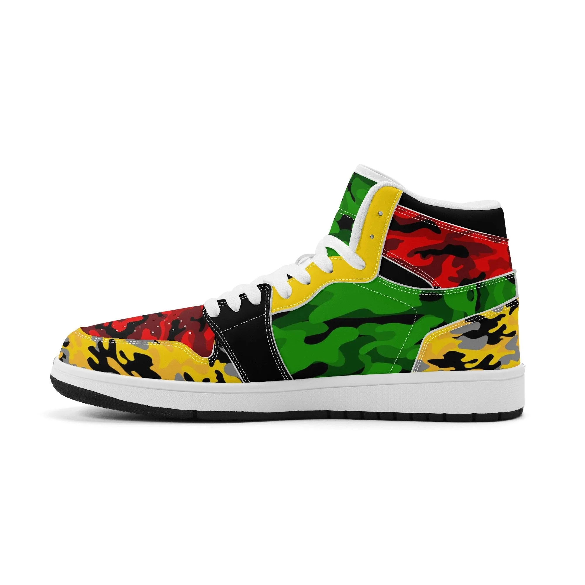 Rasta Shoes -  Camo Colored Sneakers