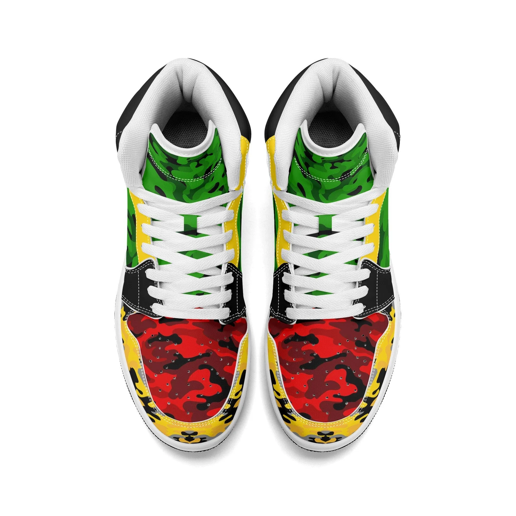 Rasta Shoes -  Camo Colored Sneakers