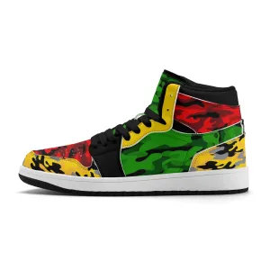 Rasta Shoes -  Camo Colored Sneakers