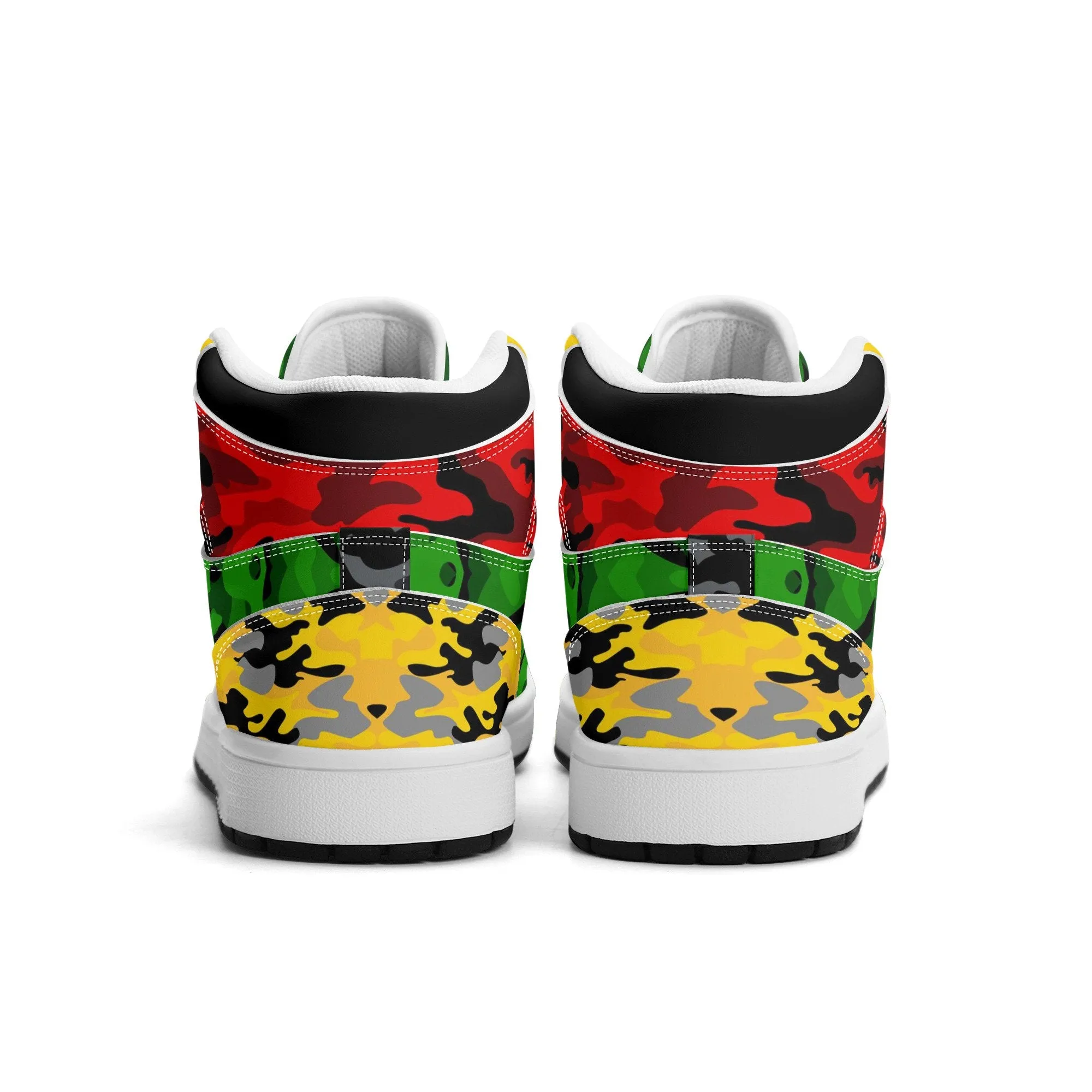Rasta Shoes -  Camo Colored Sneakers