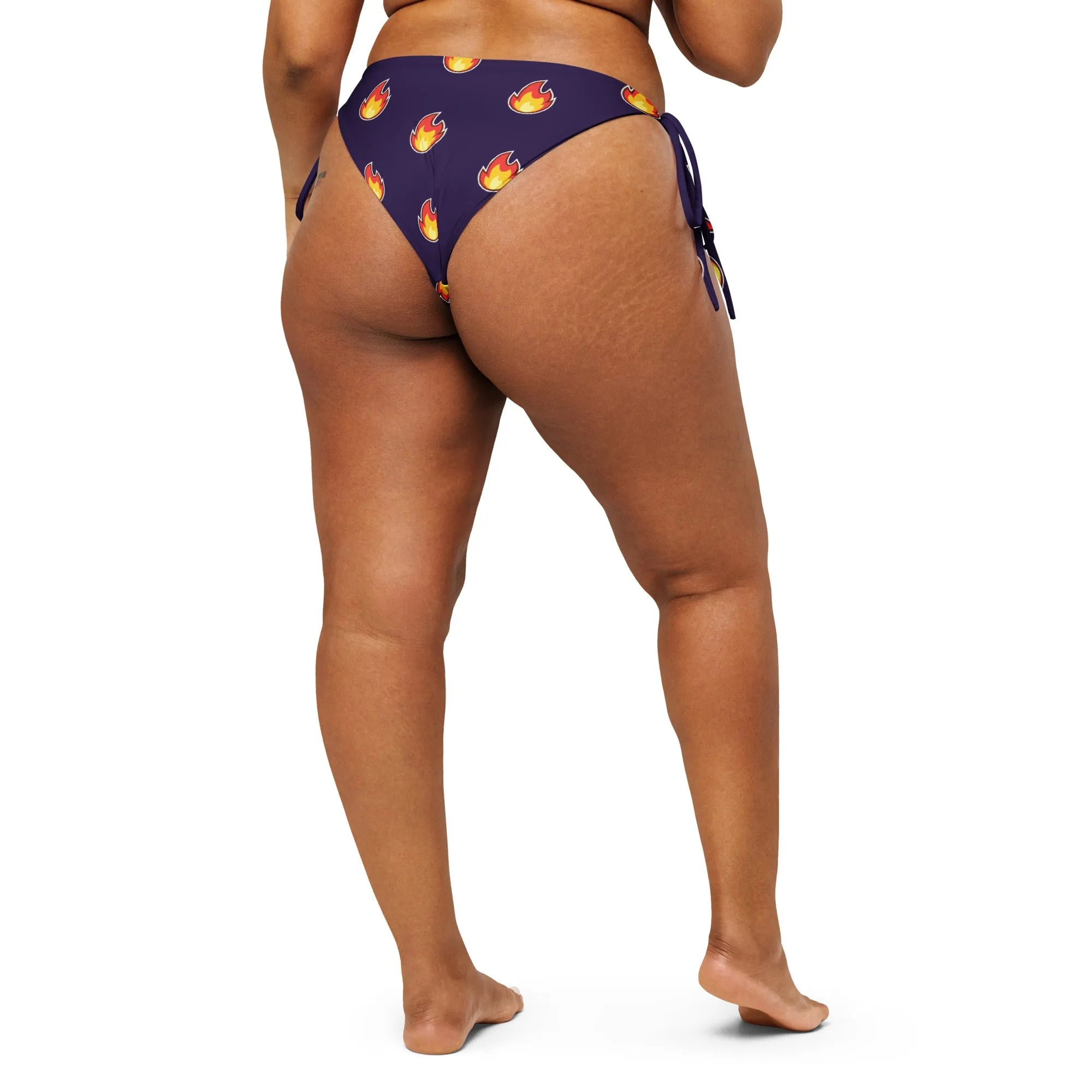 Recycled String Bikini Bottom - Hot 🔥