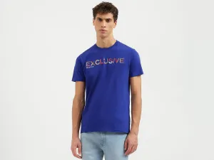 Regular Fit Crew Neck Embroidered T Shirt