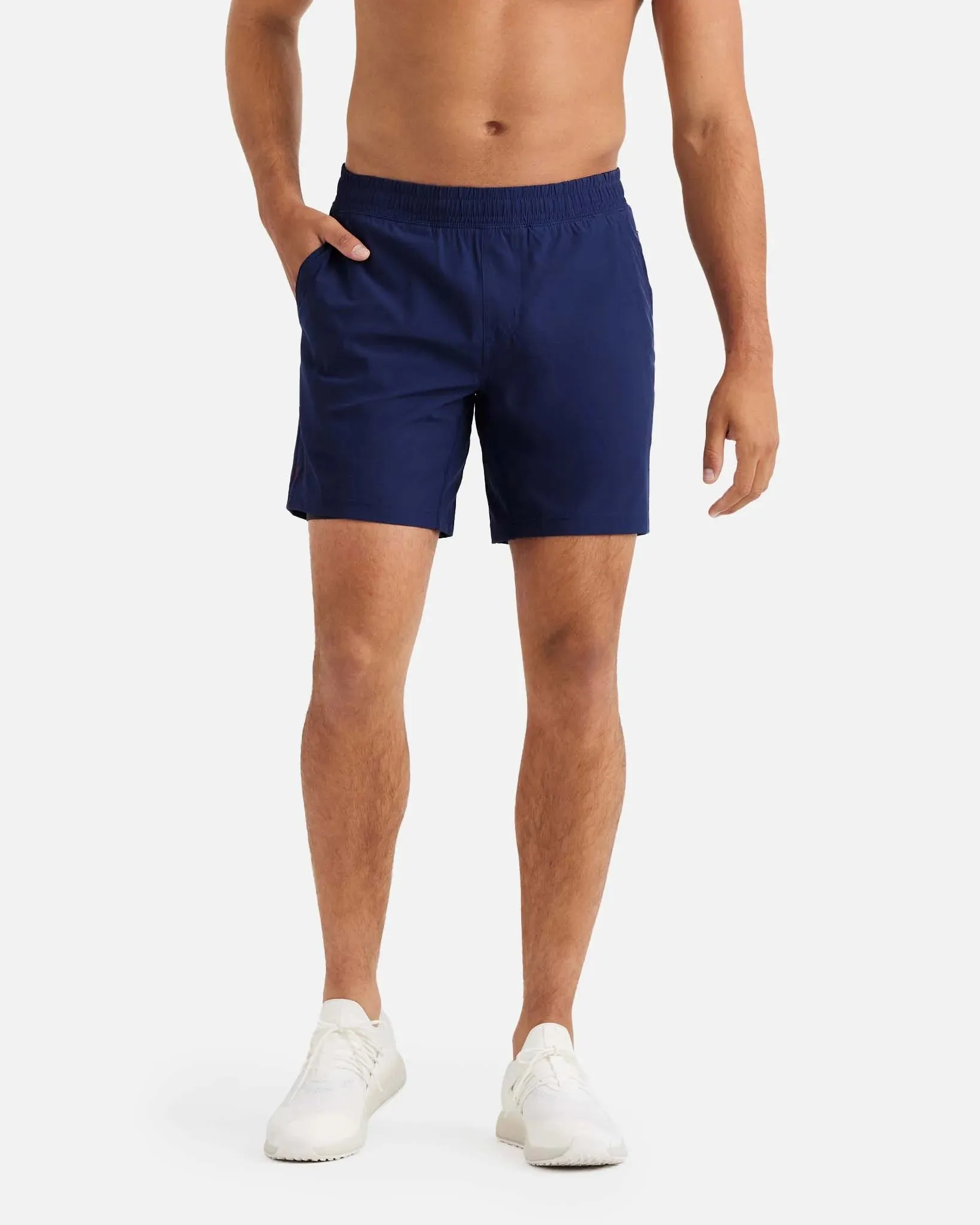 RHONE MAKO LINED  SHORT 7IN - NAVY