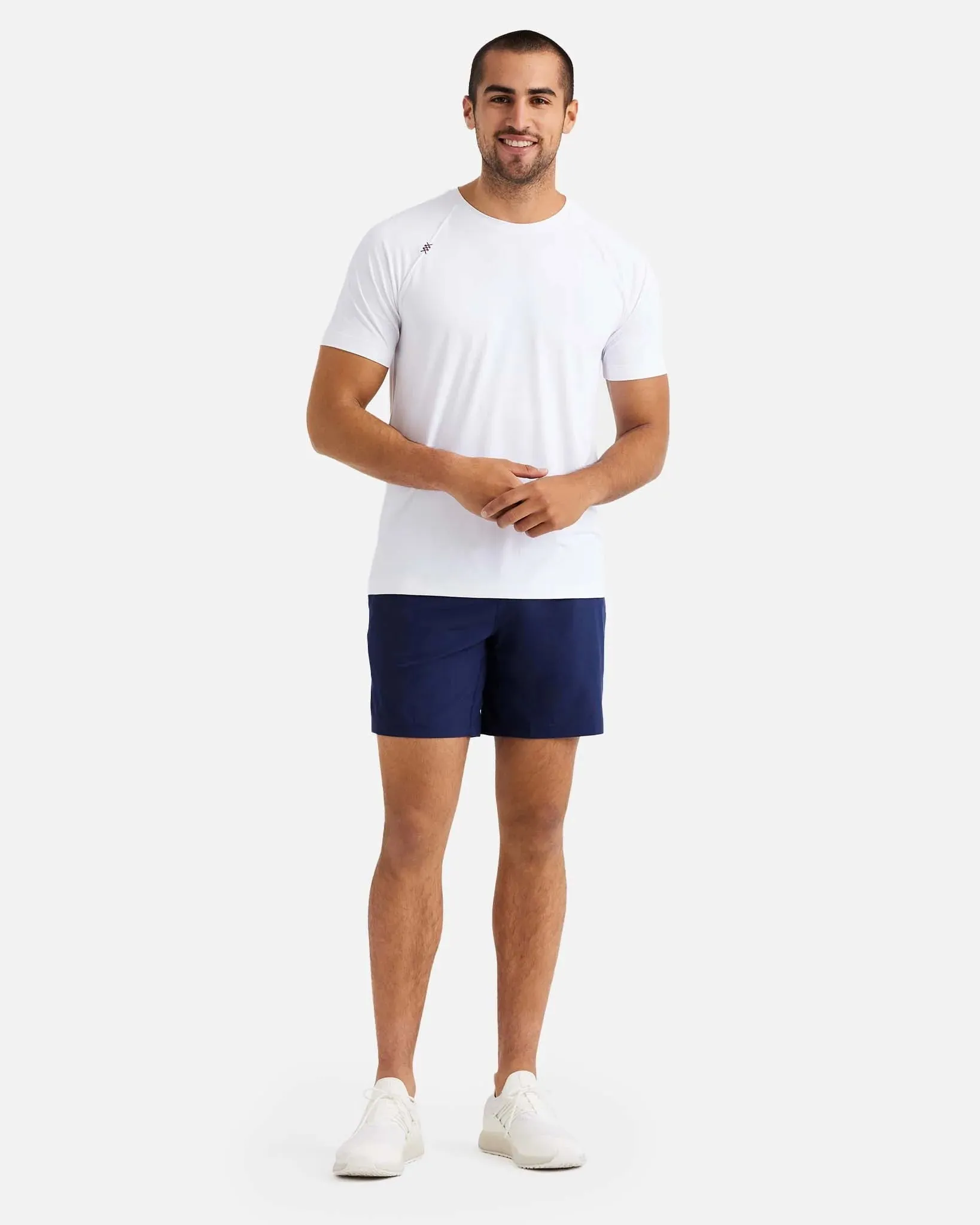 RHONE MAKO LINED  SHORT 7IN - NAVY