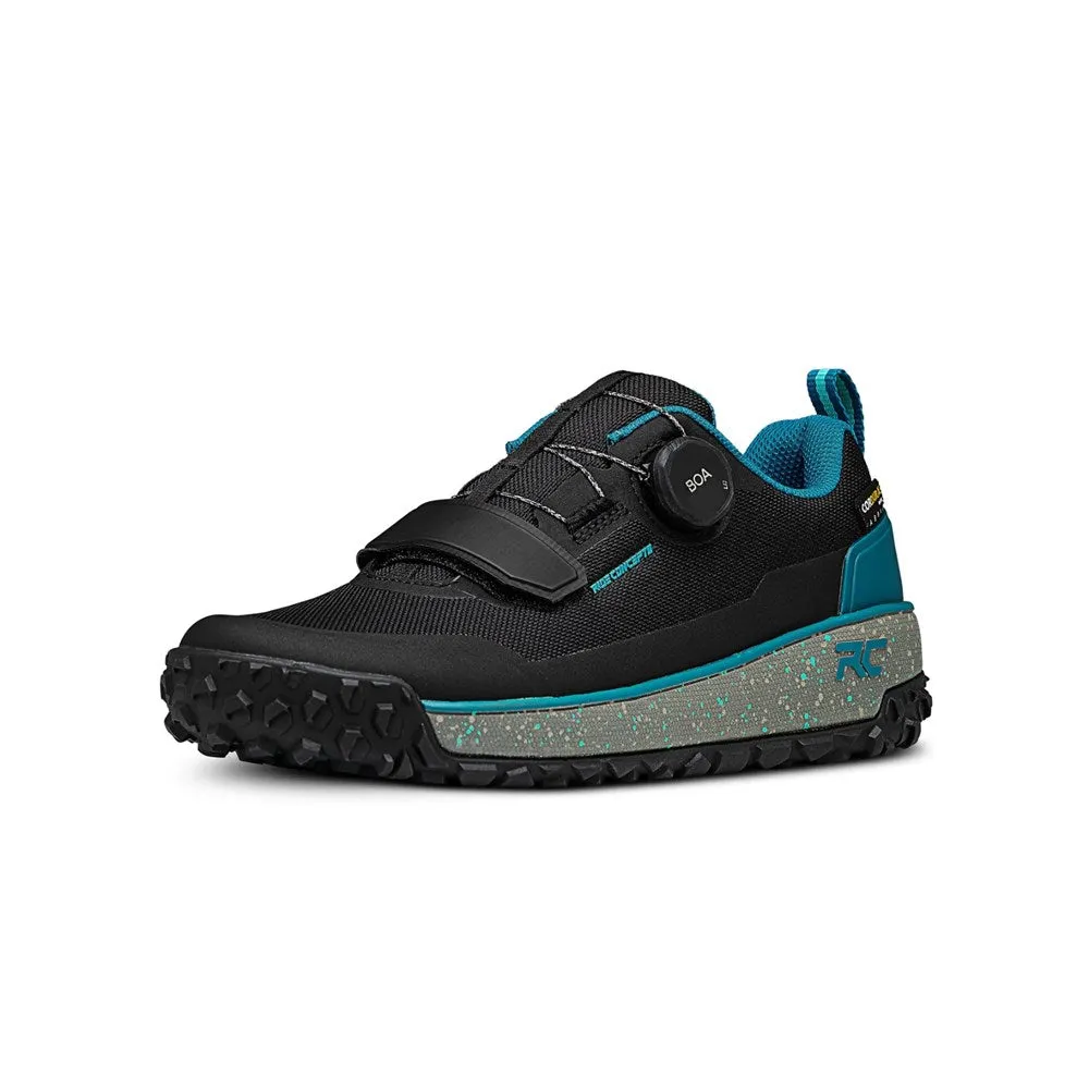 Ride Concepts Flume Womens BOA Black / Tahoe Blue
