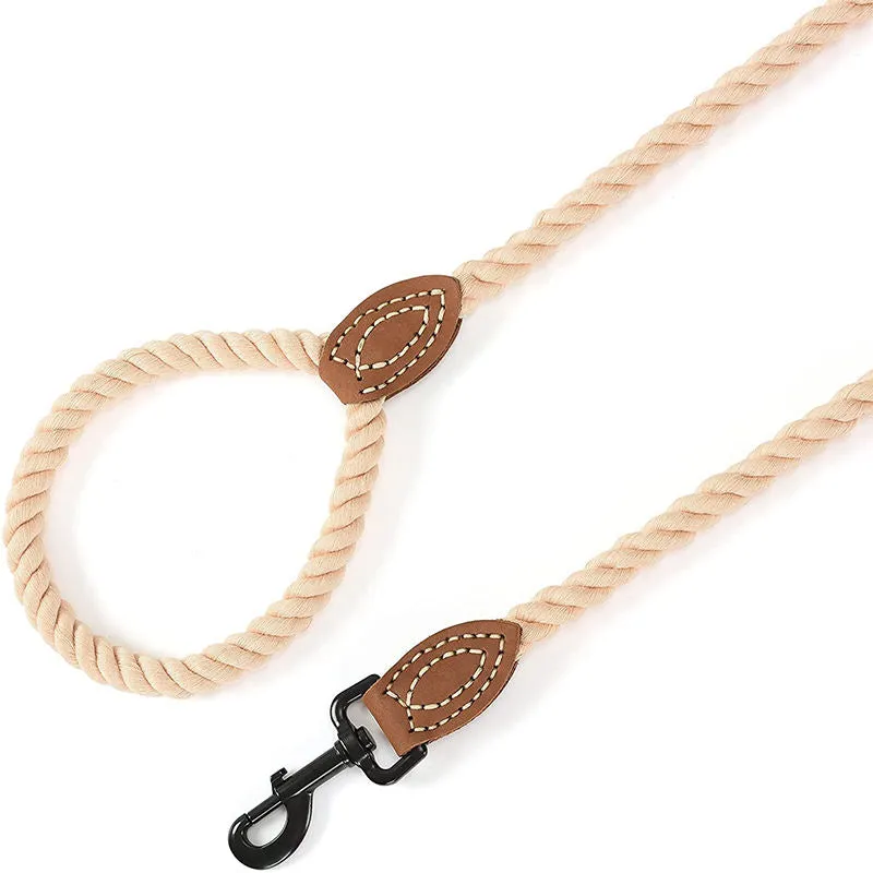 RuffRope | Natural Cotton Rope Leash | Nauti-Paws