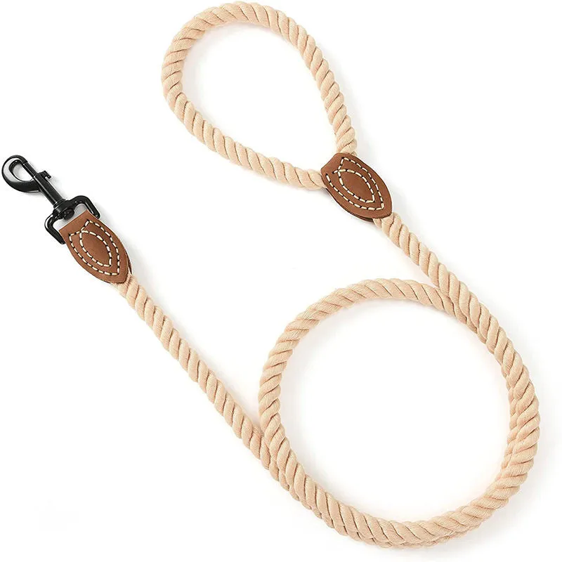 RuffRope | Natural Cotton Rope Leash | Nauti-Paws