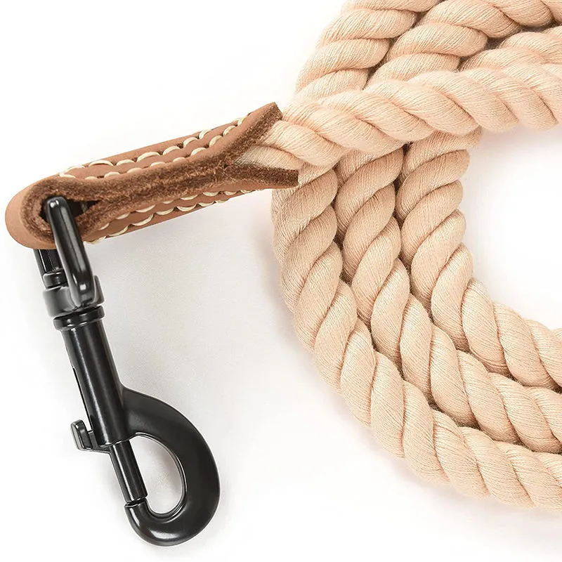 RuffRope | Natural Cotton Rope Leash | Nauti-Paws